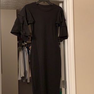 Bell sleeve dress